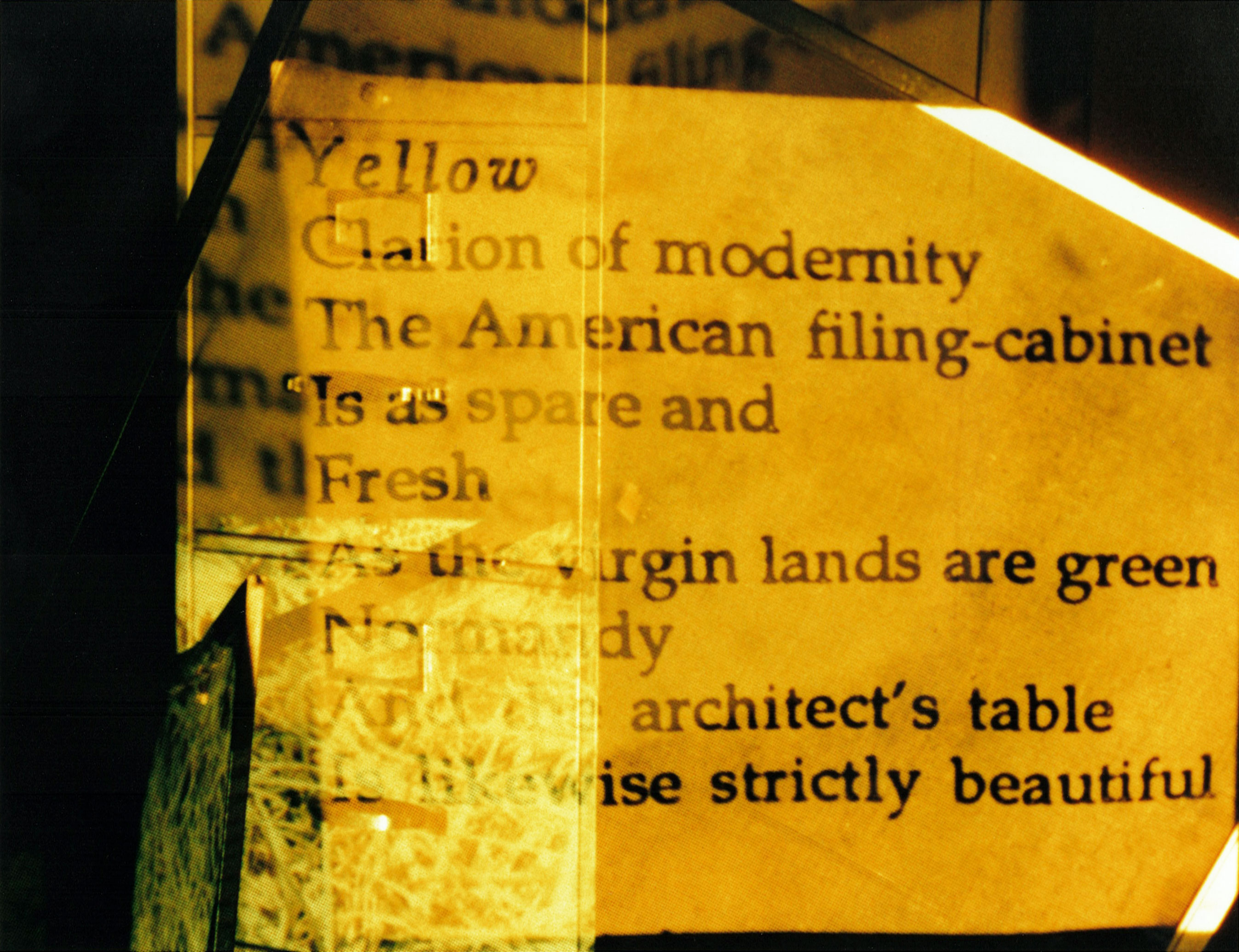 Natures Mortes: Yellow